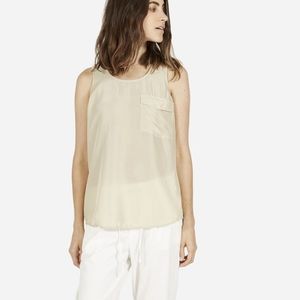 Everlane Habotai Silk Top